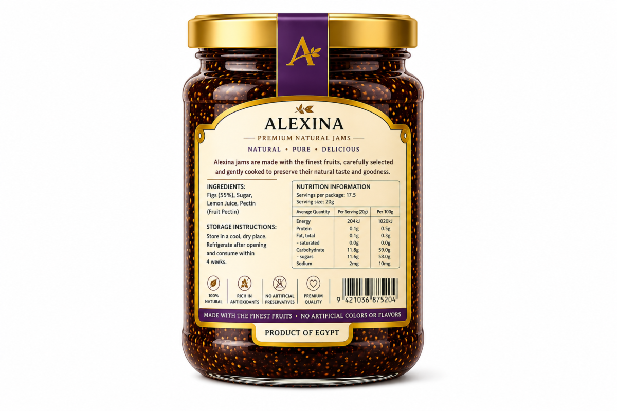 Alexina Foods Fig Jam Exporter