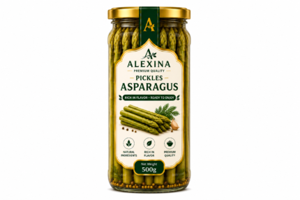 Premium Egyptian Pickled Asparagus in Glass Jar | Alexina Foods Exporter