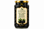 Premium Egyptian Black Olives in Glass Jar | Alexina Foods Exporter