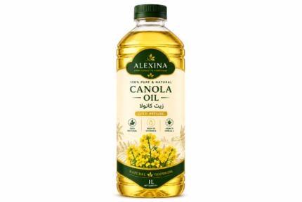 Alexina Premium Canola Oil from Egypt – High-quality refined canola oil for frying, wholesale supply, and worldwide export