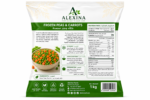 Premium Egyptian frozen peas and carrots by Alexina Foods, packed for wholesale, private label, food service, and worldwide export.