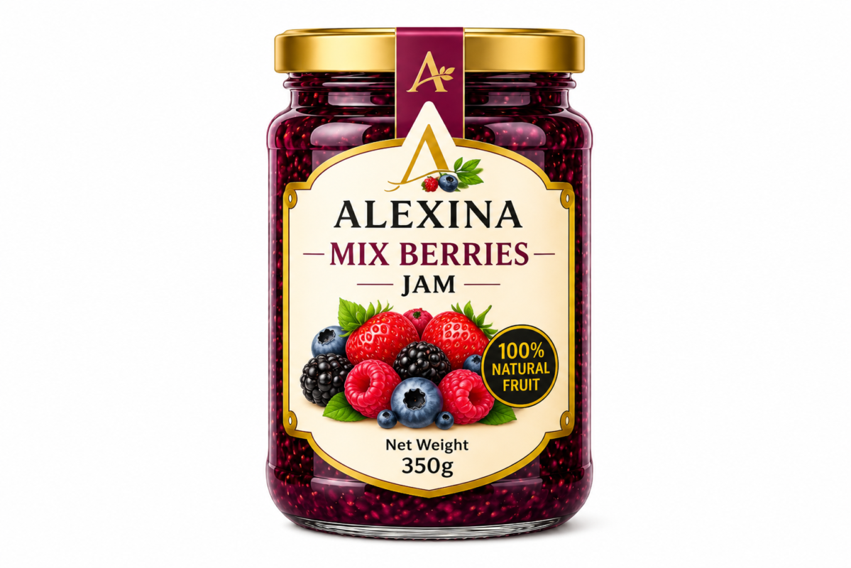 Alexina Foods Egyptian Mixed Berries Jam Exporter