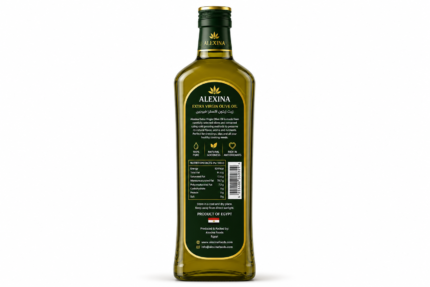 Premium Egyptian Extra Virgin Olive Oil Bottle | Alexina Foods Exporter