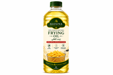 Alexina Premium Frying Oil from Egypt – High-quality cooking oil for deep frying, restaurants, food service, wholesale, and worldwide export