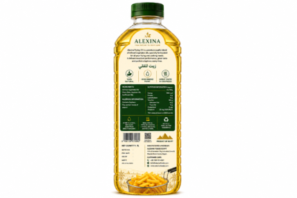 Alexina Premium Frying Oil from Egypt – High-quality cooking oil for deep frying, restaurants, food service, wholesale, and worldwide export