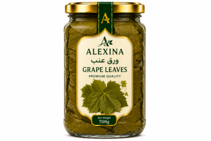 Premium Egyptian Grape Leaves in Glass Jar | Alexina Foods Exporter