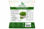 Premium Egyptian frozen green beans by Alexina Foods, packed for wholesale, private label, food service, and worldwide export.