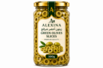 Premium Egyptian Sliced Green Olives in Glass Jar | Alexina Foods Exporter