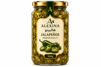 Premium Egyptian Pickled Jalapeños in Glass Jar | Alexina Foods Exporter