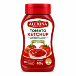 Alexina Premium Ketchup made from fresh natural tomatoes, premium Egyptian ketchup supplier and exporter for wholesale and bulk orders.
