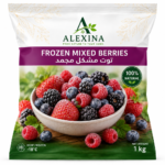 Premium Egyptian frozen mixed berries by Alexina Foods, packed for wholesale, private label, food service, and worldwide export.