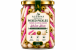 Premium Egyptian Mixed Pickles with Turnip, Olives and Onions in Glass Jar | Alexina Foods Exporter