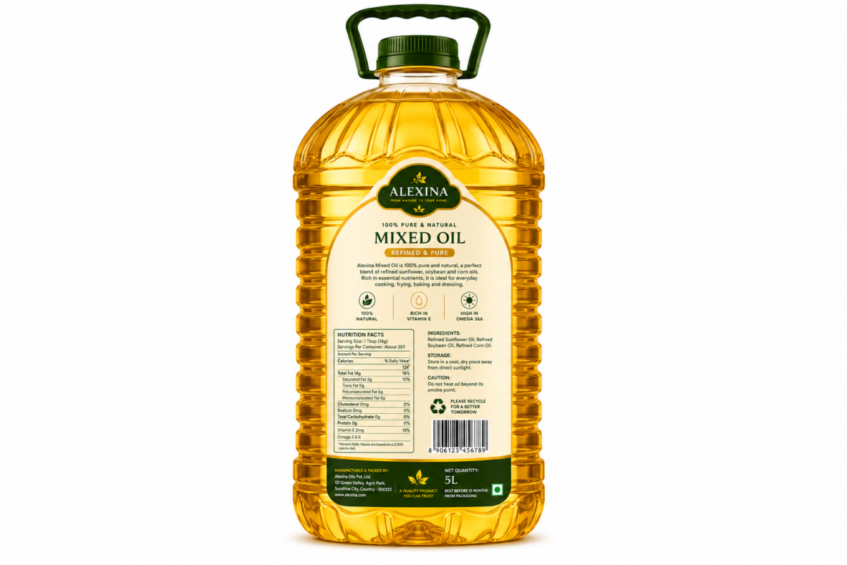 Alexina Foods Egyptian Mixed Oil Exporter