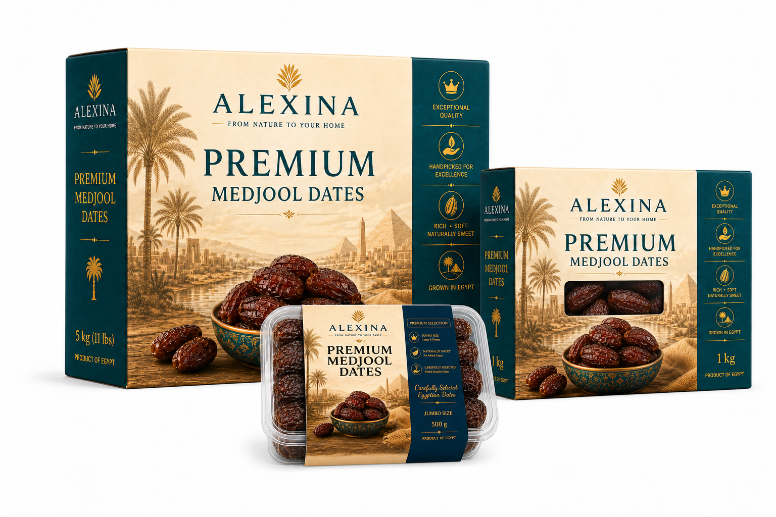 Egyptian Premium Medjool Dates - Alexina Foods