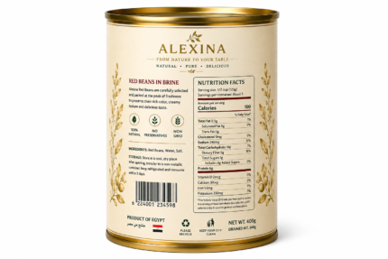 Alexina Foods Egyptian Canned Red Beans Exporter