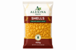 Alexina Premium Shell Pasta made from high-quality durum wheat semolina, premium Egyptian pasta supplier and exporter for wholesale and bulk orders.