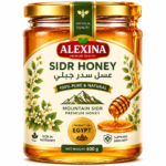 Alexina Premium Sidr Honey, pure natural honey sourced from Sidr flowers, premium Egyptian honey supplier and exporter for wholesale and bulk orders.