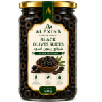 Premium Egyptian Sliced Black Olives in Glass Jar | Alexina Foods Exporter