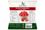 Premium Egyptian frozen strawberries by Alexina Foods, packed for wholesale, private label, food service, and worldwide export.