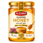Alexina Premium Clover Honey, pure natural honey with smooth taste and premium quality, Egyptian honey supplier and exporter for wholesale and bulk orders.