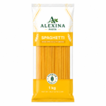 Alexina Premium Spaghetti Pasta made from high-quality durum wheat semolina, premium Egyptian pasta supplier and exporter for wholesale and bulk orders.