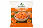 Premium Egyptian frozen apricot halves by Alexina Foods, supplied for wholesale, private label, food service, and international export.